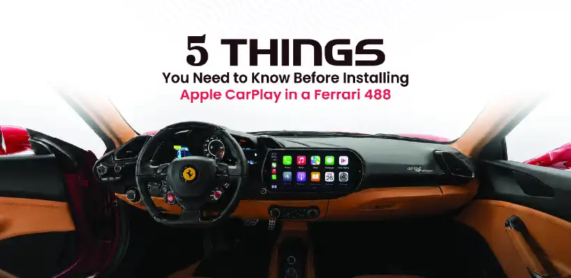 ferrari 488 apple carplay